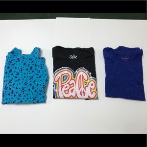 Lot of 3 Girls T Shirts! Cat & Jack / Justice!